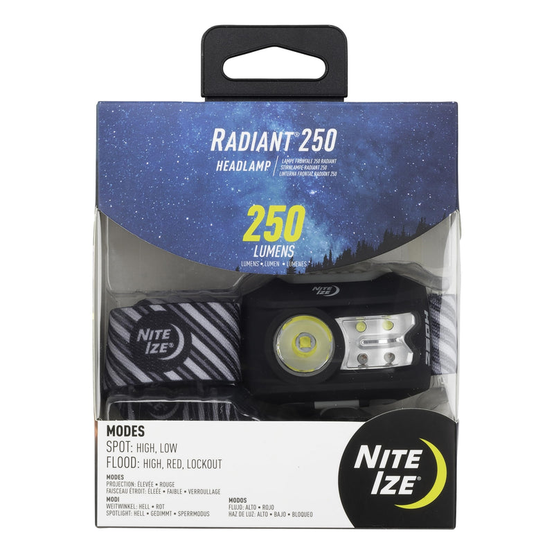 Nite Ize Radiant LED Headlamp 250 Lumen - Charcoal