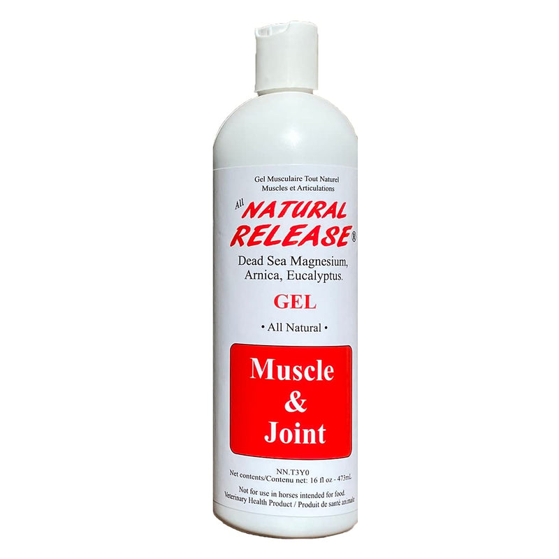 Natural Release Muscle Gel Treatment - Horse Liniment for Sore Muscles, Joint Pain, Tendon & Inflammation Relief - Easy to Use, Fast Acting, Alcohol & Menthol Free (16 oz) - BeesActive Australia
