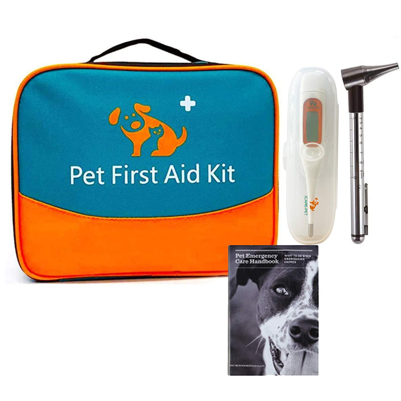 Pet First Aid Kit for Dog, Cat, Rabbit and Other Animal,with Thermometer, Syringe, Otoscope, Perfect for Home Care and Outdoor Travel Emergencies - BeesActive Australia