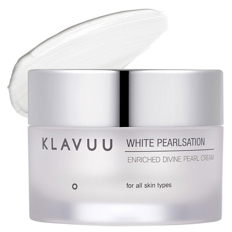 KLAVUU PEARLSATION Enriched Divine Pearl Cream - Rich with Hydrating Pearl Extracts & Niacinamide, Enhances Skin Elasticity, Soothes & Nourishes for a Radiant Glow – 1.69 floz - BeesActive Australia