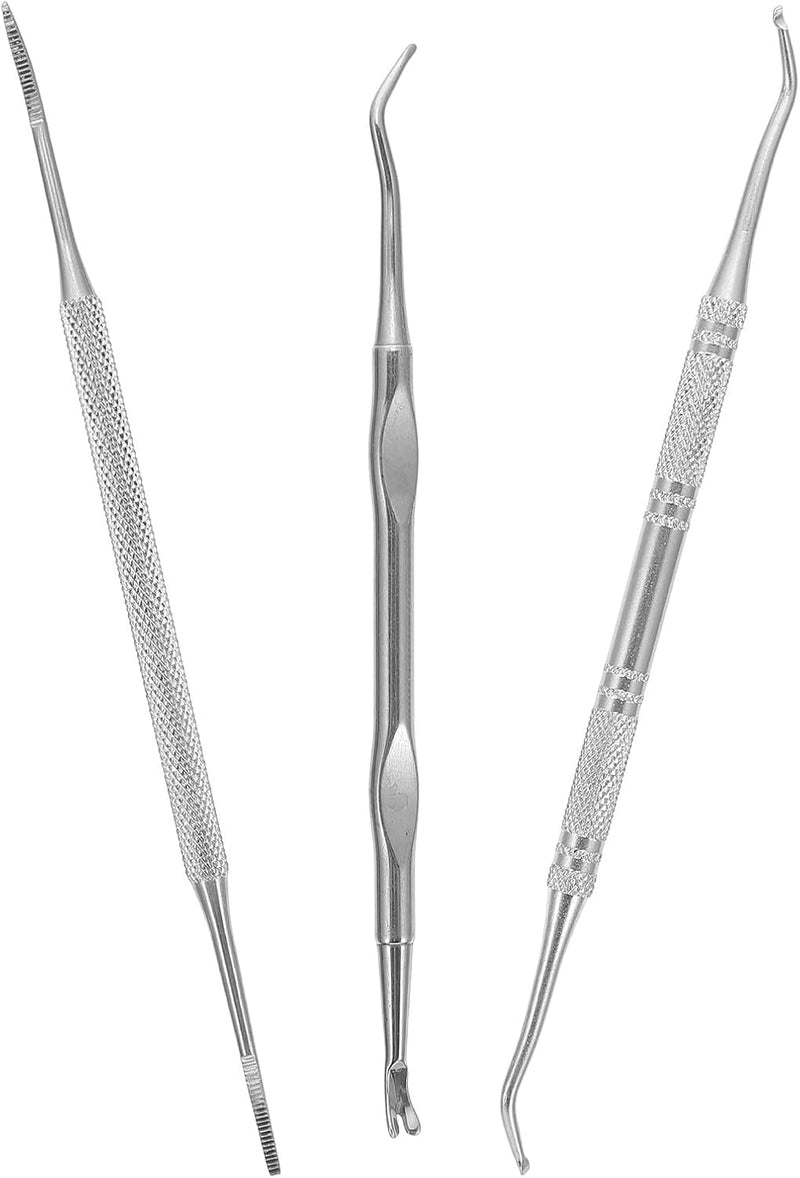 3pcs Ingrown Toenail File And Lifters, [ Upgraded ] Teenitor Professional Surgical Safe Nail Treatment Pedicure Tool Kit Under Nail Cleaner Tools Pain Relief - BeesActive Australia