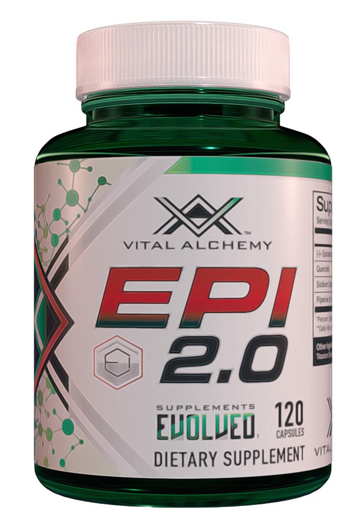 Epi 2.0 - Hard Lean Muscle Mass Gainer and Strength Booster from Vital Alchemy|Epicatechin with quercetin and Piperine for Better Mass Gainer and Joint Support - BeesActive Australia