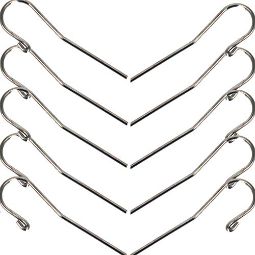 10Pcs Dental Lip Hooks for Apex Locator, Stainless Steel Tester Endo Instrument Tools Used for Dental Clinic, Lab Equipment - Acid and Rust Resistance|2 mm