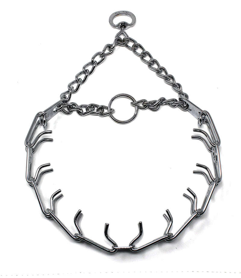 Herm Sprenger Prong Dog Training Collar Ultra-Plus Chrome Plated Steel Pet Pinch Collar No-Pull Collar for Dogs Anti Pull Training Collar Made in Germany 4mm x 25in Large - BeesActive Australia
