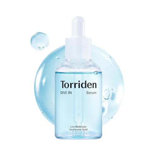Torriden DIVE IN Hyaluronic Acid Serum for Deep Hydration | Korean K-Beauty Glass Skin Plump Glow | Lightweight Fast-Absorbing Face Serum 50ml (1.69 fl.oz.) Pack of 1 (1.69 fl.oz)