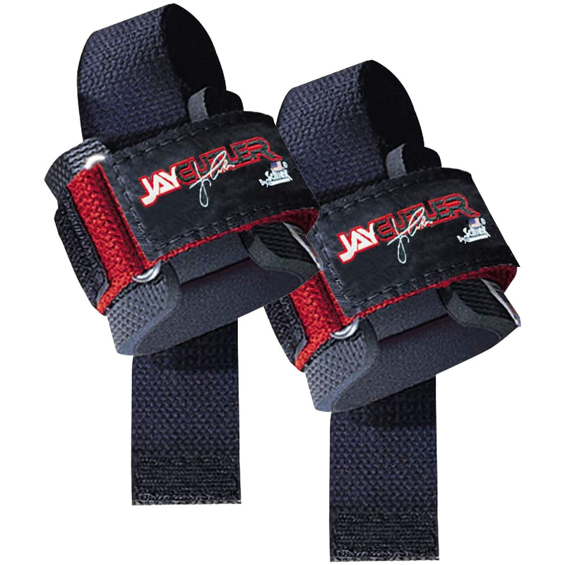 Schiek Sports Model J1000PLS Jay Cutler Signature Power Lifting Wrist Straps RED
