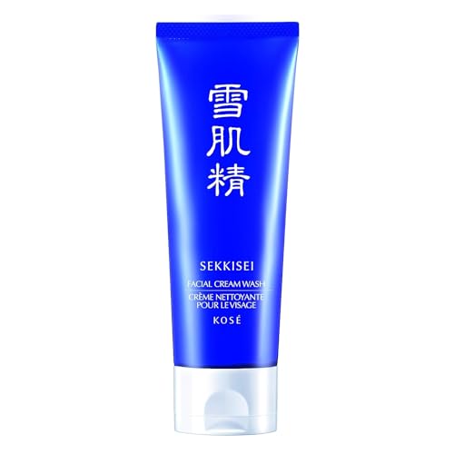 SEKKISEI Facial Cream Wash Hydrating Foaming Face Cleanser, 4.5 oz