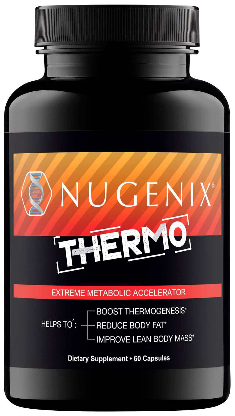 Nugenix Thermo - Thermogenic Fat Burner Supplement Pills for Men, Extreme Metabolic Accelerator, 60 Count 60 Count (Pack of 1) - BeesActive Australia