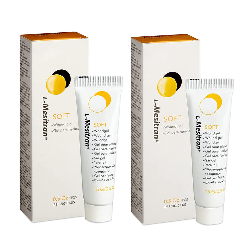 Medical Grade Honey Wound Gel Healing Ointment for Scars Abrasions Burn Hypoallergenic & Soothing Properties for Acute and Superficial Wounds for Elderly & Adults (2 Tubes of 0.5oz) 2 - BeesActive Australia