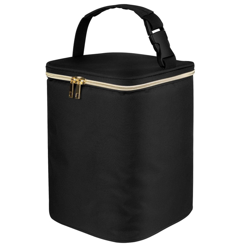 Teamoy Breastmilk Cooler Bag, Baby Bottles Bag for up to 4 Large 9 Ounce Bottles, Perfect for Working Mom Mother, (Bag ONLY), Black Cooler Bag (Pack of 1) - BeesActive Australia