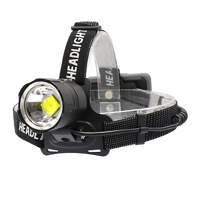 Brightest Headlamp Rechargeable, 20000 Lumens XHP70 LED Headlamp Flashlight High Lumens Headlight Zoomable High Powered Head Torch with 3 x Batteries for Caving Working Fishing