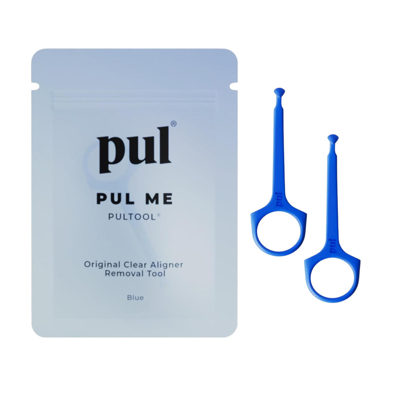 PUL Pack of 2 Reusable Clear Aligner Removal Tool ‚Äî Compatible with Invisalign, Removable Braces, Retainers & Trays ‚Äì Easy-to-Use Device Remover, Dental & Oral Hygiene Care Product ‚Äì Blue 2 Pack