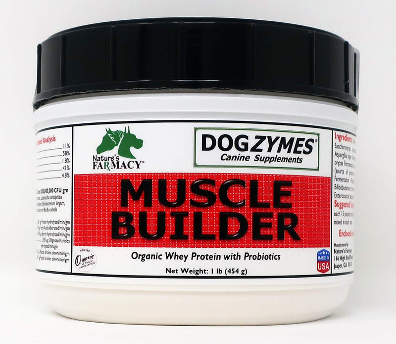 Dogzymes Muscle Builder (1 Pound) 1 pound - PawsPlanet Australia