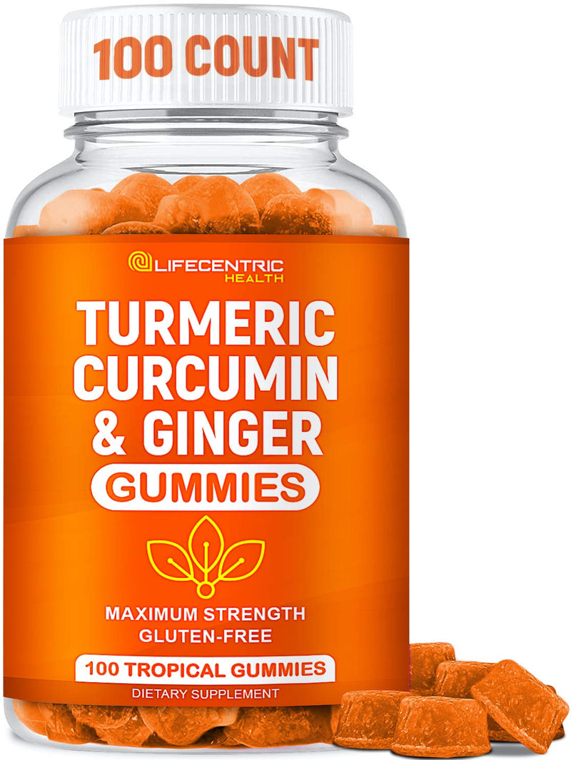 Turmeric Gummies for Adults and Kids | Max Strength Turmeric and Ginger Supplement | Vegan Organic Natural Turmeric Curcumin Gummies for Overall Health | Best Turmeric Supplement with Ginger - BeesActive Australia