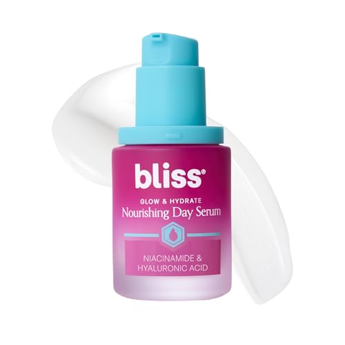 Bliss Glow and Hydrate Niacinamide Hydrating Face Serum - 1 Fl Oz - Radiant 02- Niacinamide + Hyaluronic Acid: Hydrating Daytime Glow Serum