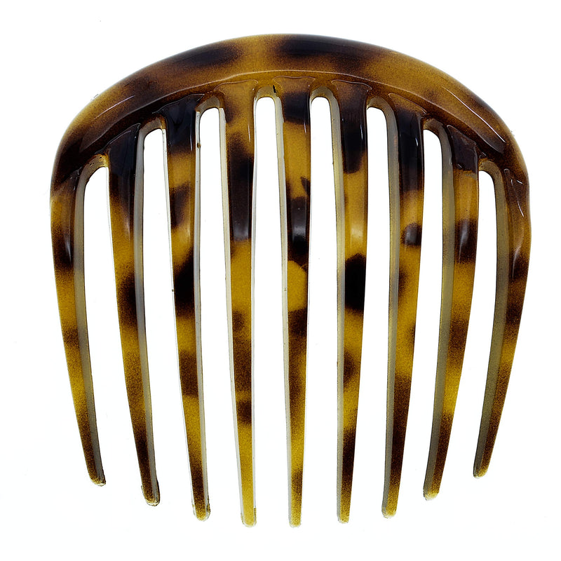 Camila Paris CP2878 French Hair Side Comb Small Rounded, Tokyo, French Twist Hair Combs, Strong Hold Hair Clips for Women Bun Chignon, No Slip Styling Girls Hair Accessories Made in France - BeesActive Australia