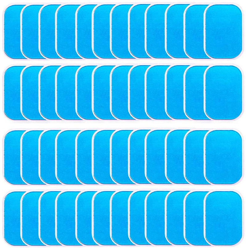 50 Pcs/25 Packs Pads Abs Trainer Replacement Gel Sheet for Abdominal Muscle Trainer, Accessory for Ab Workout Toning Belt.