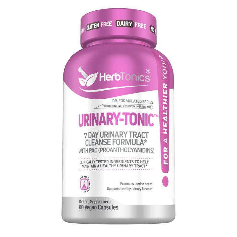 Herbtonics Fast Acting Urinary Tract Cleanse Treatment | Formula UTI with 36 mg PAC | Medical-Grade Cranberry Supplement for Urinary Tract Support (60 Count (Pack of 1)) 60 Count (Pack of 1)