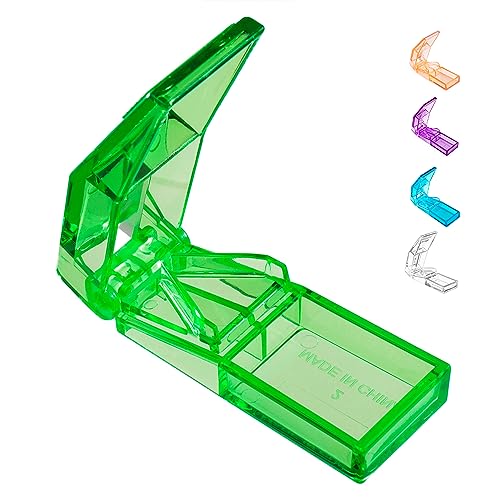 Ultrassist Tablet Cutter, Pill Splitter, Green