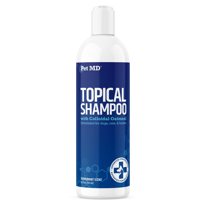 Pet MD TopicalShampoo for Dogs, Cats, & Horses- 12 oz - PawsPlanet Australia