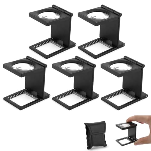 Rongon 10X 28MM Pocket Magnifier Small Folding Jewelers Loupe 5