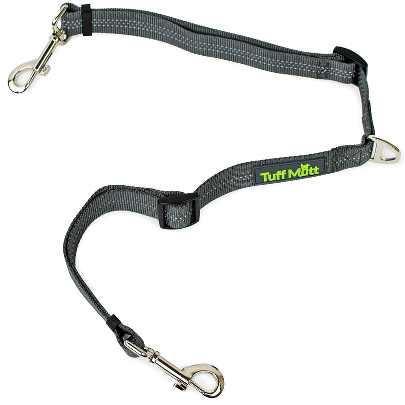 Double Dog Leash with Dual Adjustable Leads, 14 Inch to 24 Inch for Medium and Large Dogs, No Tangle Coupler is Perfect for Walking or Running with Two Dogs, Reflective for Visibility at Night No Handle - BeesActive Australia