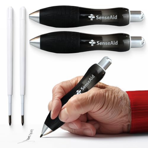 Fat Heavy Weighted Pens (2 Pack) | Large Grip Pens For Arthritis & Tremors