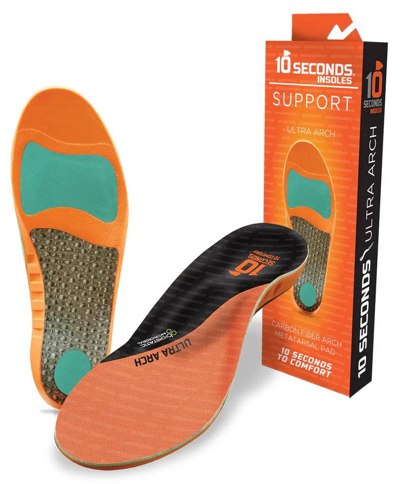 3810 Ultra Arch Support – Foam Cushion Insoles for Men & Women w/Metatarsal Pad, Plantar Fasciitis Relief, Morton's Neuroma Metatarsalgia Orthotics, Heavy Impact Shoe Insert (M 11, W 13) M 11, W 13 1 Pack