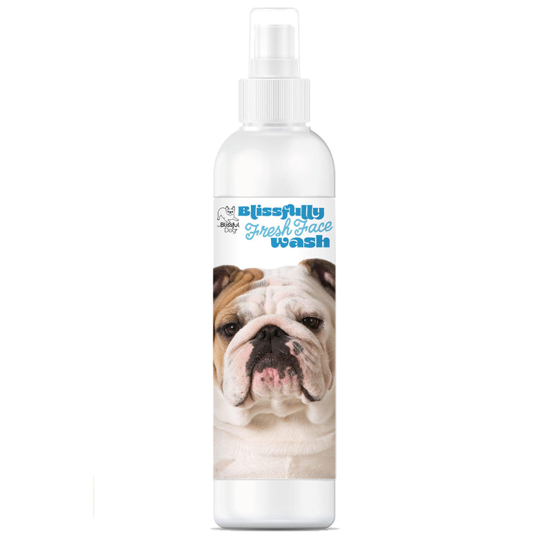 The Blissful Dog Blissfully Fresh Face Wash - Cleans Facial Folds and Wrinkles, 4-Ounce, Bulldog 4 Fl Oz (Pack of 1) - PawsPlanet Australia