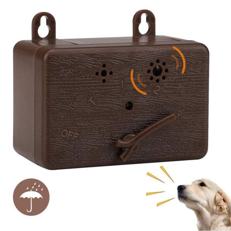 Anti Barking Device, Outdoor Anti Bark Deterrents with Adjustable Ultrasonic Level, Waterproof Ultrasonic Infrared Dog Barking Control for Small Medium Large Dogs - BeesActive Australia