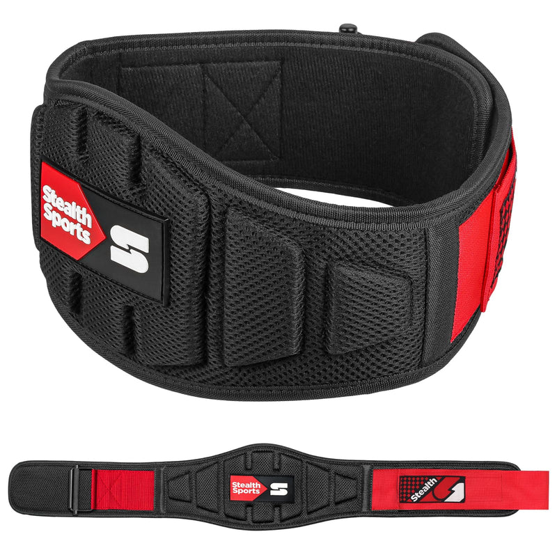 Weight Lifting Belt – 6.5” Back Support Padded Workout Belt Auto Lock Buckle – Neoprene Gym Belt Men Women – Fitness Bodybuilding Training Deadlift Squats Weightlifting Belt Small - BeesActive Australia