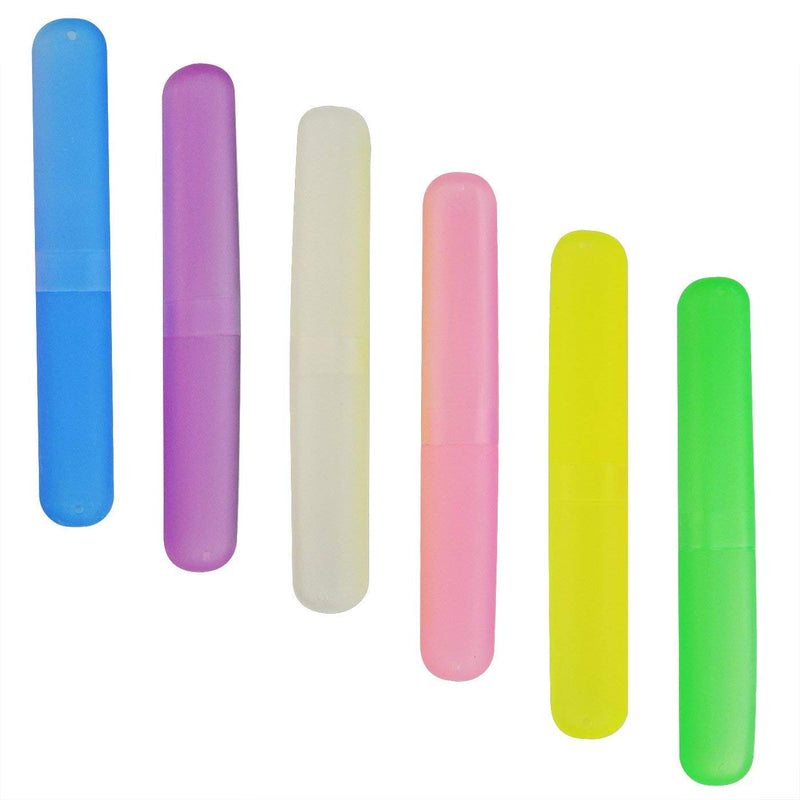 Six Colors Portable Dust-Proof Toothbrush Cases for Daily and Travel Use - BeesActive Australia