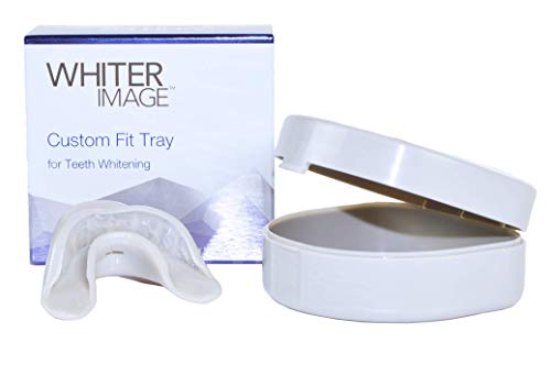 Custom Fit Teeth Whitening Trays with Storage Case, Dental-Grade Mouth Guard for Teeth Whitening Treatments That Prevents Wasteful Use of Teeth Whitening Gel