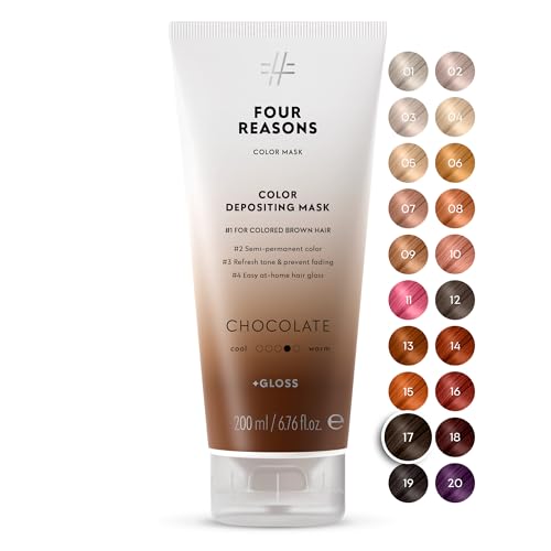 FOUR REASONS Color Mask, Chocolate - Color Depositing Conditioner 17 Chocolate