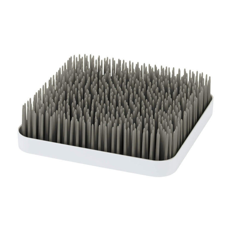 Boon Grass Plastic Drying Rack - Modern Countertop Baby Bottle Organizer - 9.75 x 9.88 x 3.0 inches - Gray Set 1 - BeesActive Australia