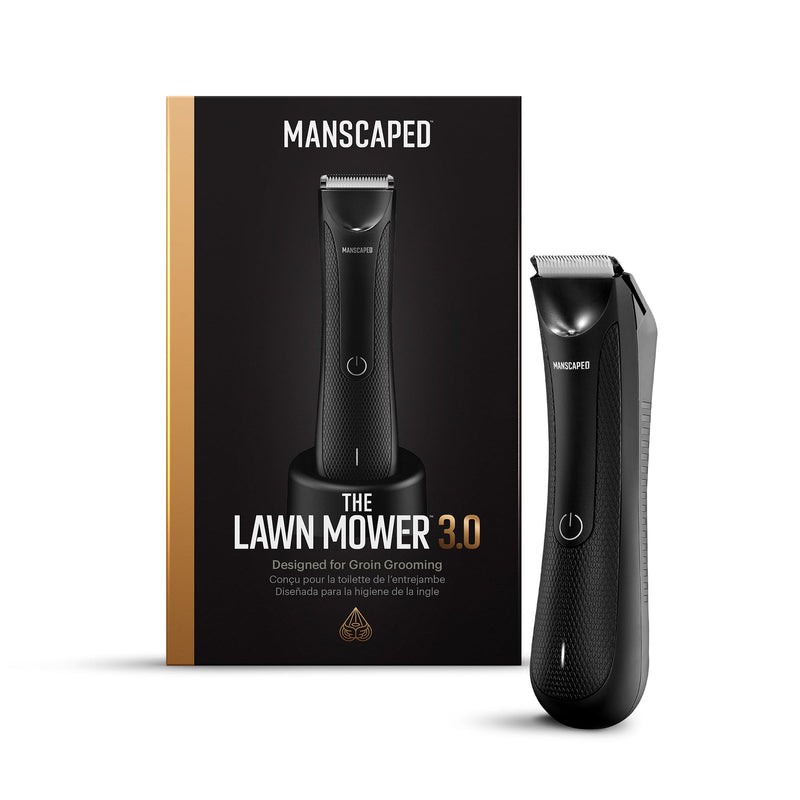 MANSCAPED® Electric Groin Hair Trimmer, The Lawn Mower™ 3.0, Replaceable Ceramic Blade Heads, Waterproof Wet/Dry Clippers, Standing Recharge Dock, Ultimate Male Body Hair Razor - BeesActive Australia