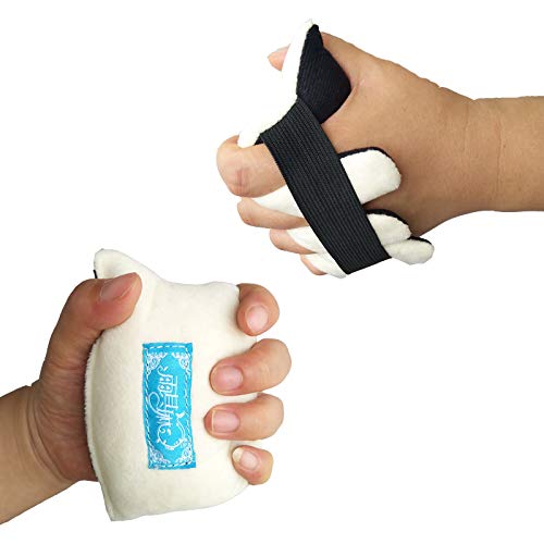 1PC Finger Separator Protection Hand Contracture Cushion Finger Rehabilitation Training Device for Stroke Hemiplegia Elders (S) Average size 1 - BeesActive Australia