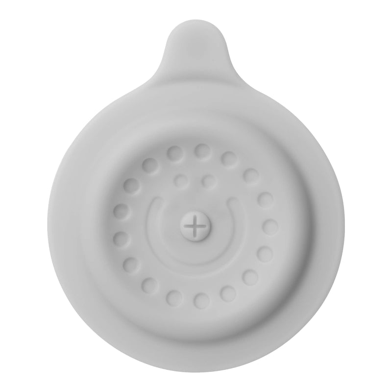 Ubbi Bathtub Drain Cover, Silicone Drain Stopper with Suction, Baby Bath Time Accessory, Gray Gray Drain Cover