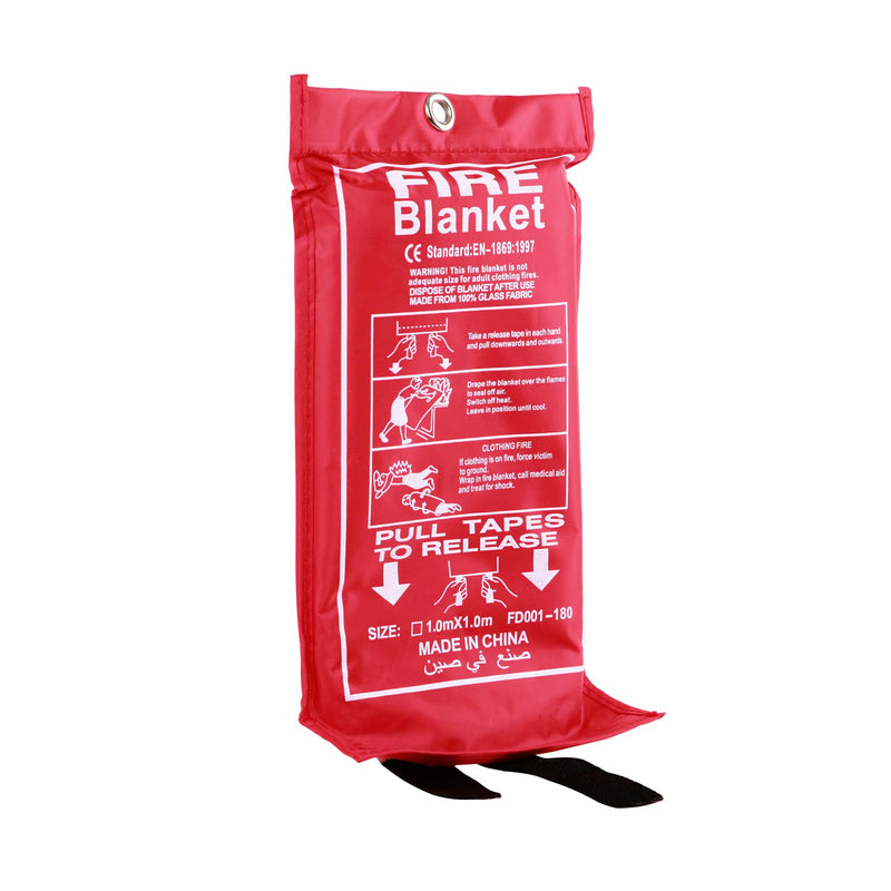 C CRYSTAL LEMON Fire Blanket for Kitchen, Suppression Blanket for Emergency, Survival Safety Cover, Fiberglass, 39x39 inches 1 - BeesActive Australia