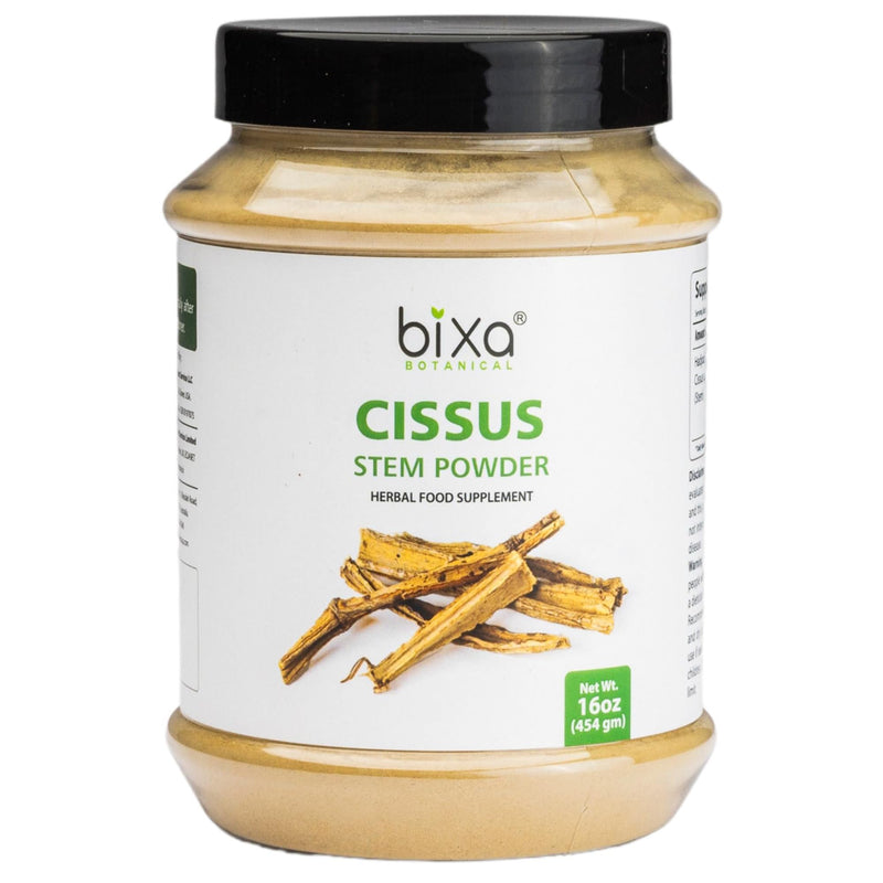 bixa BOTANICAL Ayurvedic Natural Herbal Supplement Cissus Powder (Cissus Quadrangularis/Hadjod) | Supports Bone & Cartilage Health | Natural Herbal Supplement (16 Ounce (Pack of 1)) - BeesActive Australia