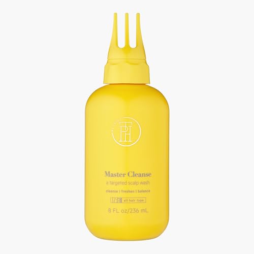 TPH BY TARAJI Master Cleanse Scalp Treatment Wash Hair Rinse For Buildup | With Tea Tree Oil, Eucalyptus Oil, and Witch Hazel Water | Vegan, Sulfate & Cruelty-Free | For Women & Men, 8 fl. oz