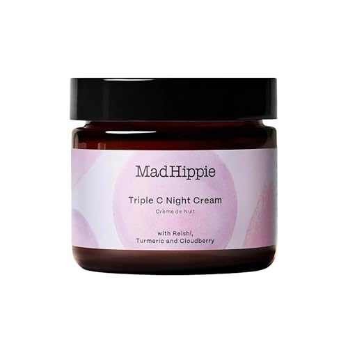 Mad Hippie Triple C Night Cream – Face Moisturizer, Skin-Brightening, Anti-Aging Skin Care with 3 Forms of Vitamin C, 2.1 Oz 2.1 Ounce (Pack of 1)