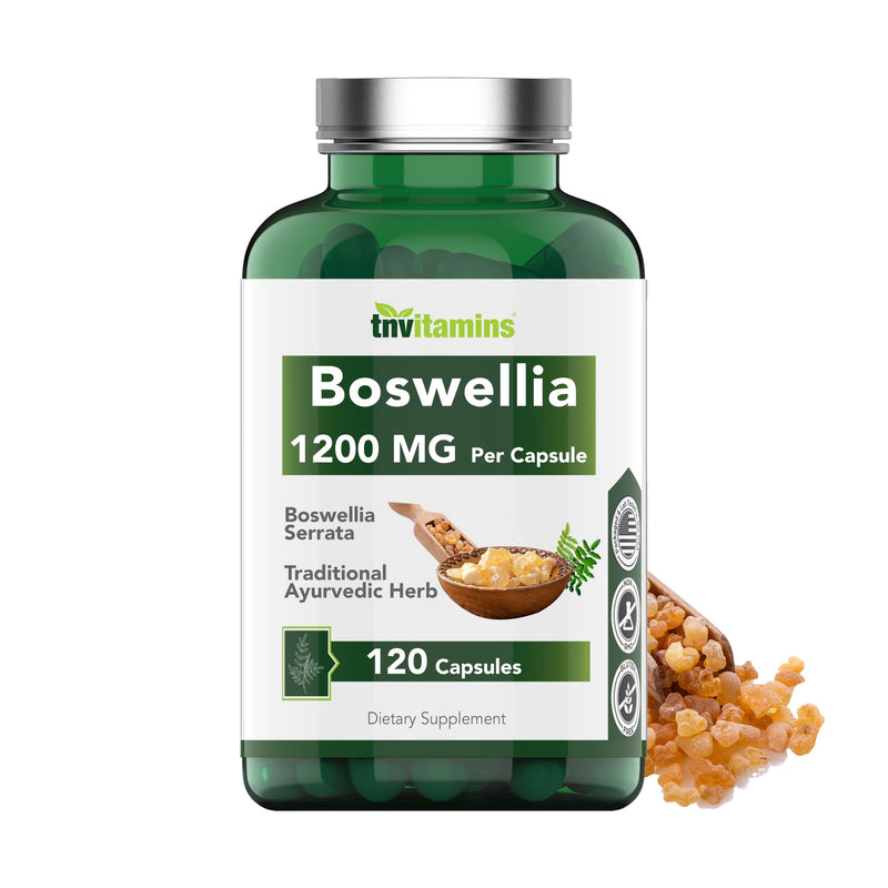 Boswellia Serrata Herbal Extract Capsules | 1200 MG/Capsule (120 Capsules) | Joint Support Supplement* | Ayurvedic Herb: Indian Olibanum/Frankincense - BeesActive Australia