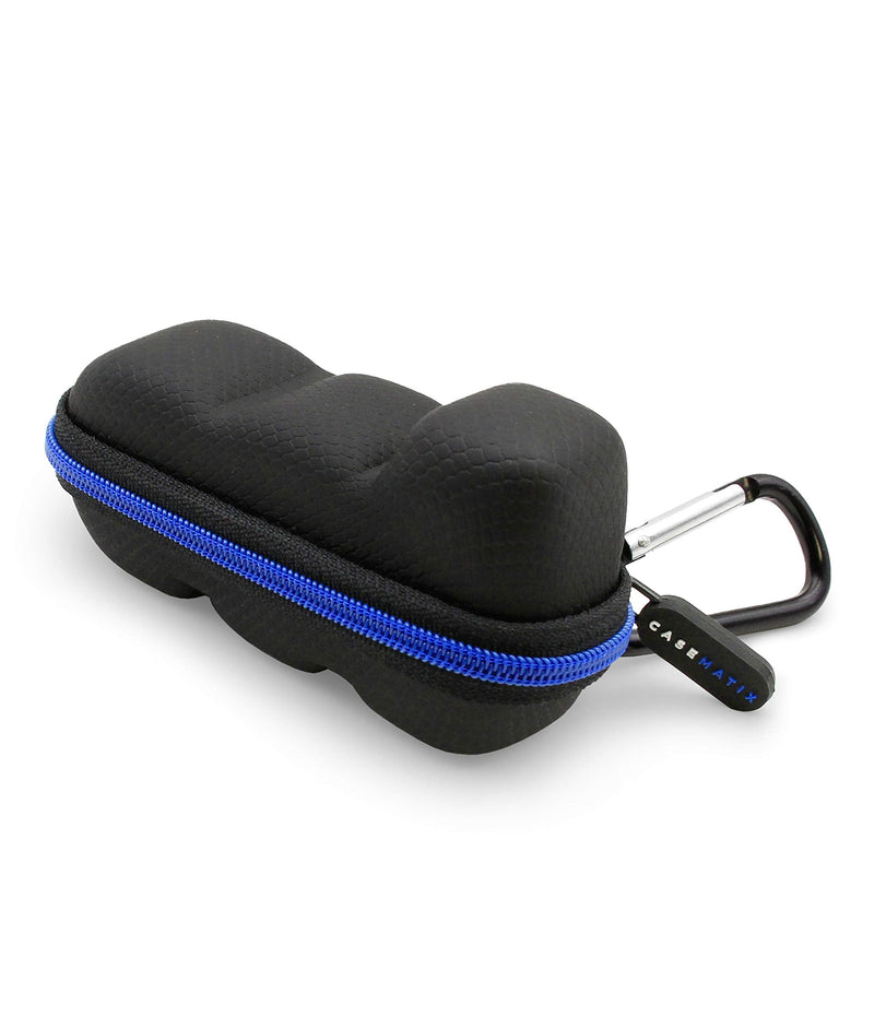 CASEMATIX Asthma Inhaler Travel Case with Lanyard and Clip-on Keychain Carabiner, Includes Inhaler Holder Case Only, Black - BeesActive Australia