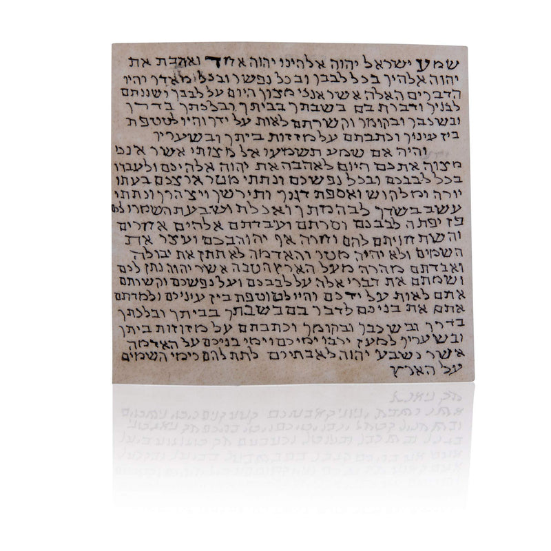 Kosher Mezuzah Scroll. Klaf Mezuza Parchment, 100% Kosher by Israel Ranninot. Hand-Written by a “Sofer Stam”. Made in Israel & Proofreader Expert Certified Judaica. 2.8 x2.8 inches - BeesActive Australia