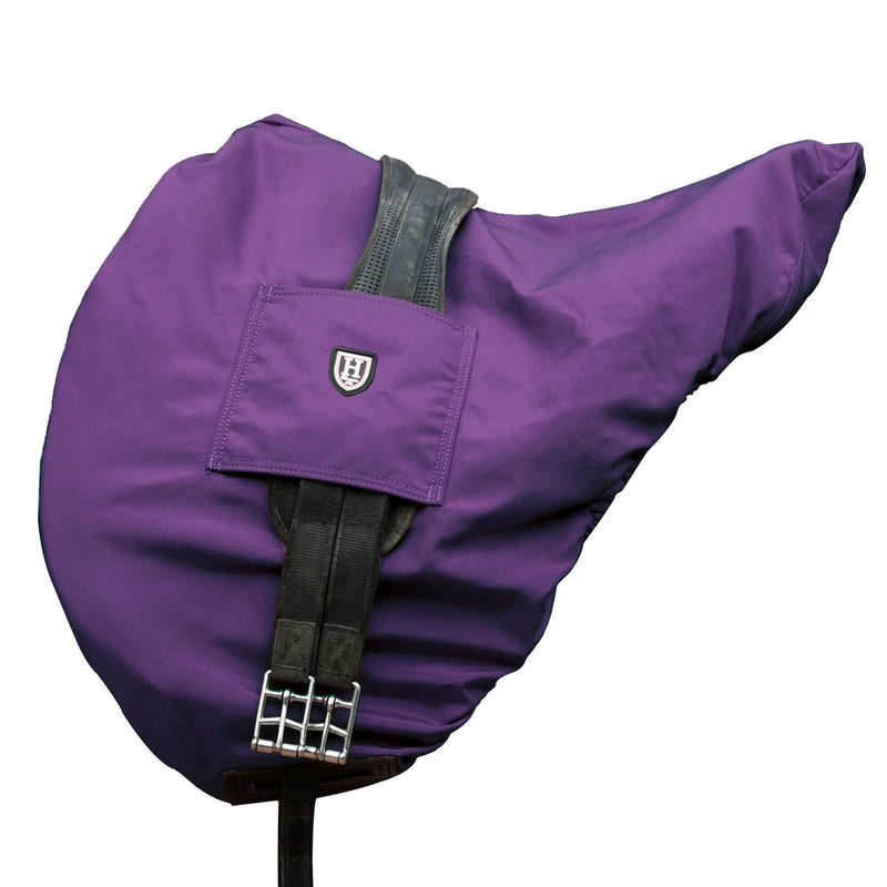 Harrison Howard Premium Waterproof/Breathable Fleece-Lined Saddle Cover Regal Purple GP/CC-One Size - BeesActive Australia