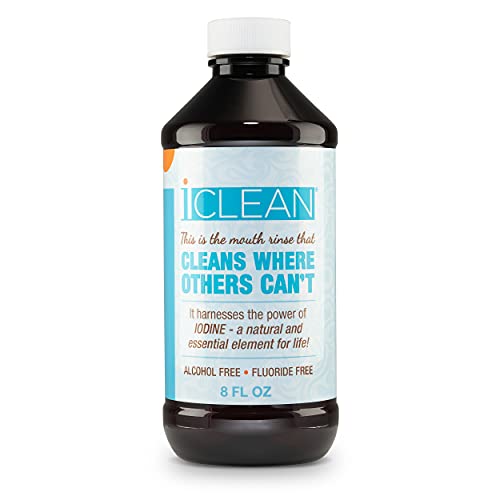 Mouthwash - Fluoride & Alcohol-Free Rinse | Harness the Power of Iodine | Molecular Iodine Mouth Rinse for Clean Oral Care | Gargle for Bad Breath & Oral Wellness | Cleans Where Others Can't 1