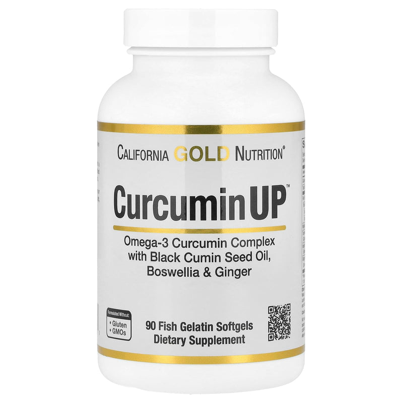 California Gold Nutrition Curcumin UP, 90 Gelatin Softgels