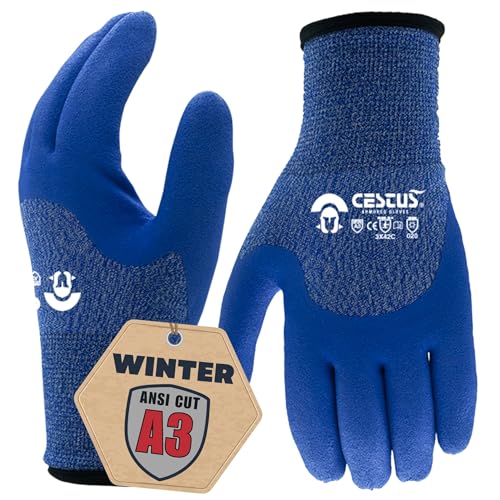 Cestus C13, ANSI A3 Cut Resistant Freezer Gloves, Insulated Large
