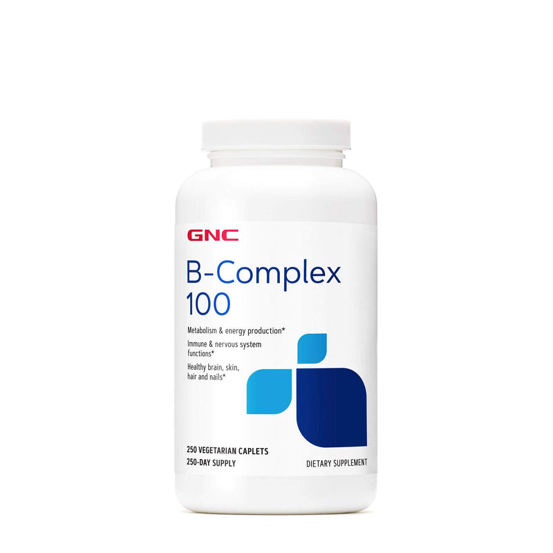 GNC Vitamin B Complex 100 Supplement, Supports Energy, Metabolism and Immune Function, 250 Servings 250 Count (Pack of 1)